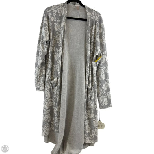 Cardigan By Knox Rose In Grey Denim, Size: Xxl