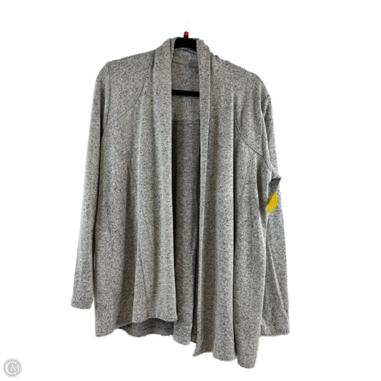 Sweater Cardigan By Habitat In Grey, Size: S