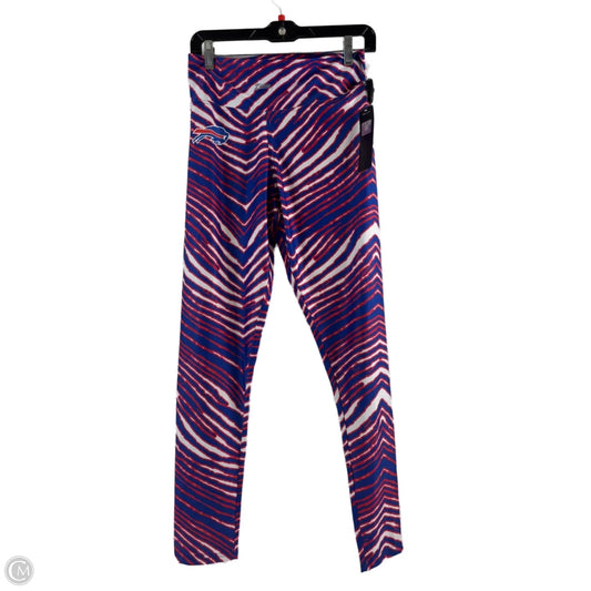 Athletic Leggings By Nfl In Blue Red & White, Size: Xl