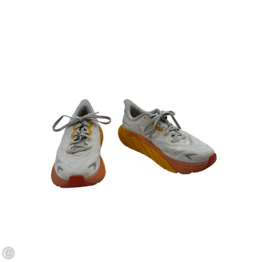 Shoes Athletic By Hoka In Orange & White, Size: 6.5