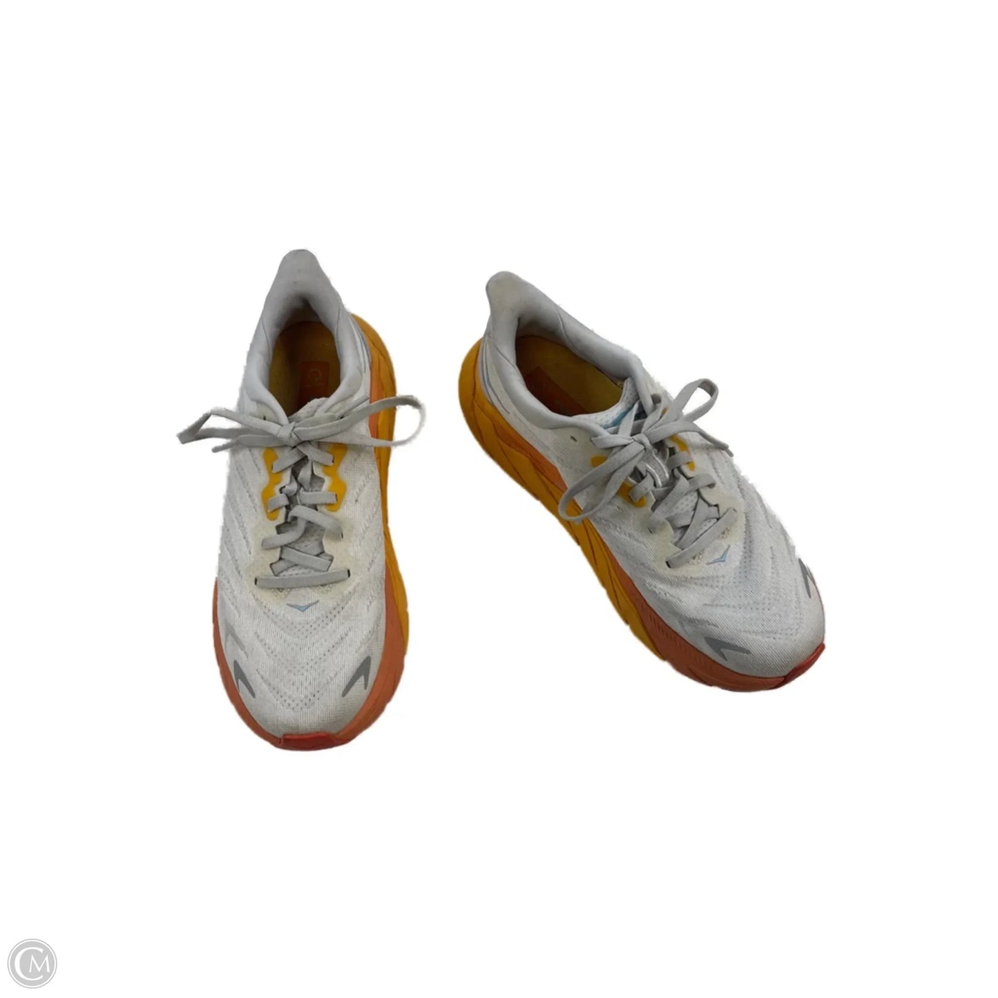 Shoes Athletic By Hoka In Orange & White, Size: 6.5