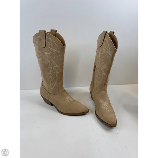 Boots Western By No Boundaries In Tan, Size: 10