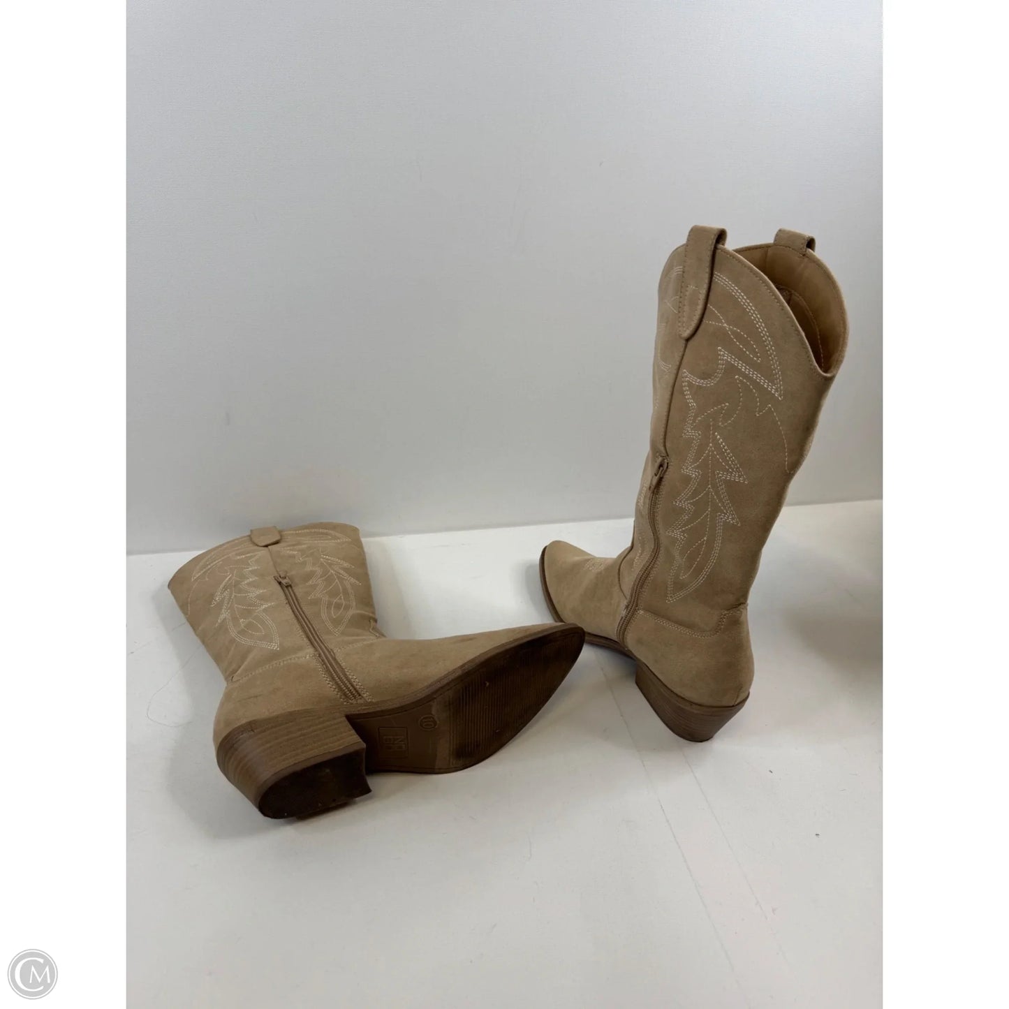 Boots Western By No Boundaries In Tan, Size: 10