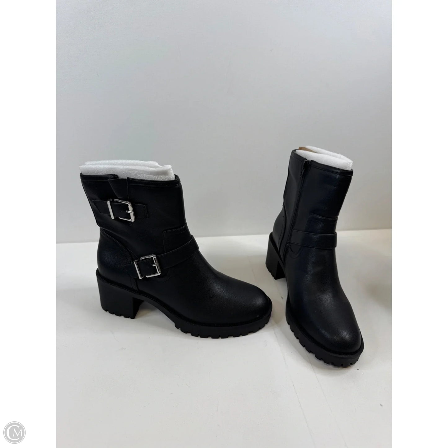 Boots Ankle Heels By Mix No 6 In Black, Size: 11