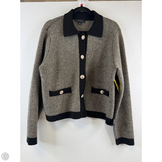 Blazer By Ann Taylor In Black & Tan, Size: Xl
