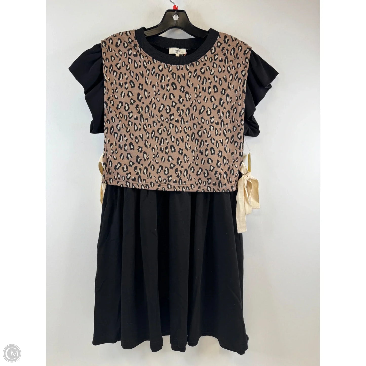 Dress Casual Midi By Entro In Leopard Print, Size: L