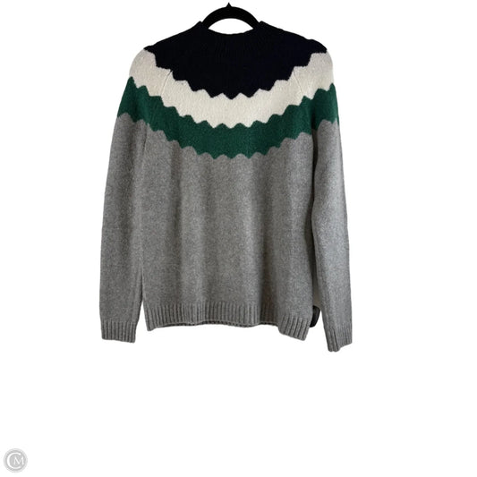 Sweater By Talbots In Grey & White, Size: S