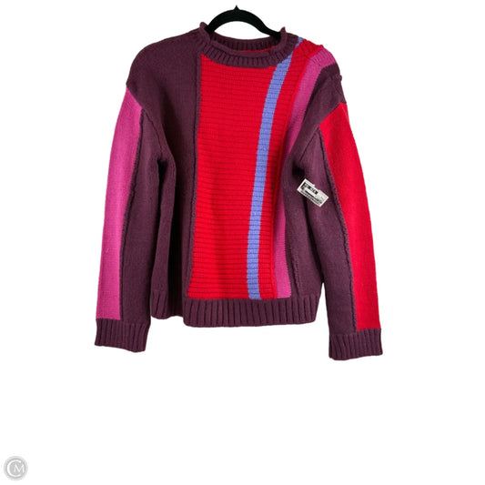 Sweater By Ann Taylor In Purple & Red, Size: S