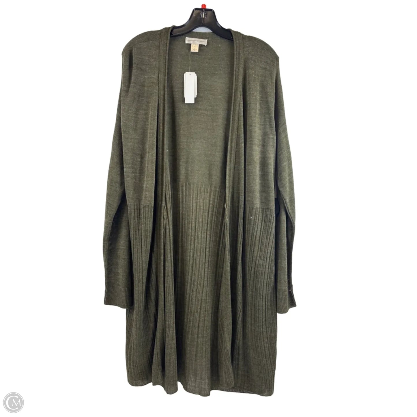 Cardigan By Christopher And Banks In Green, Size: Xl