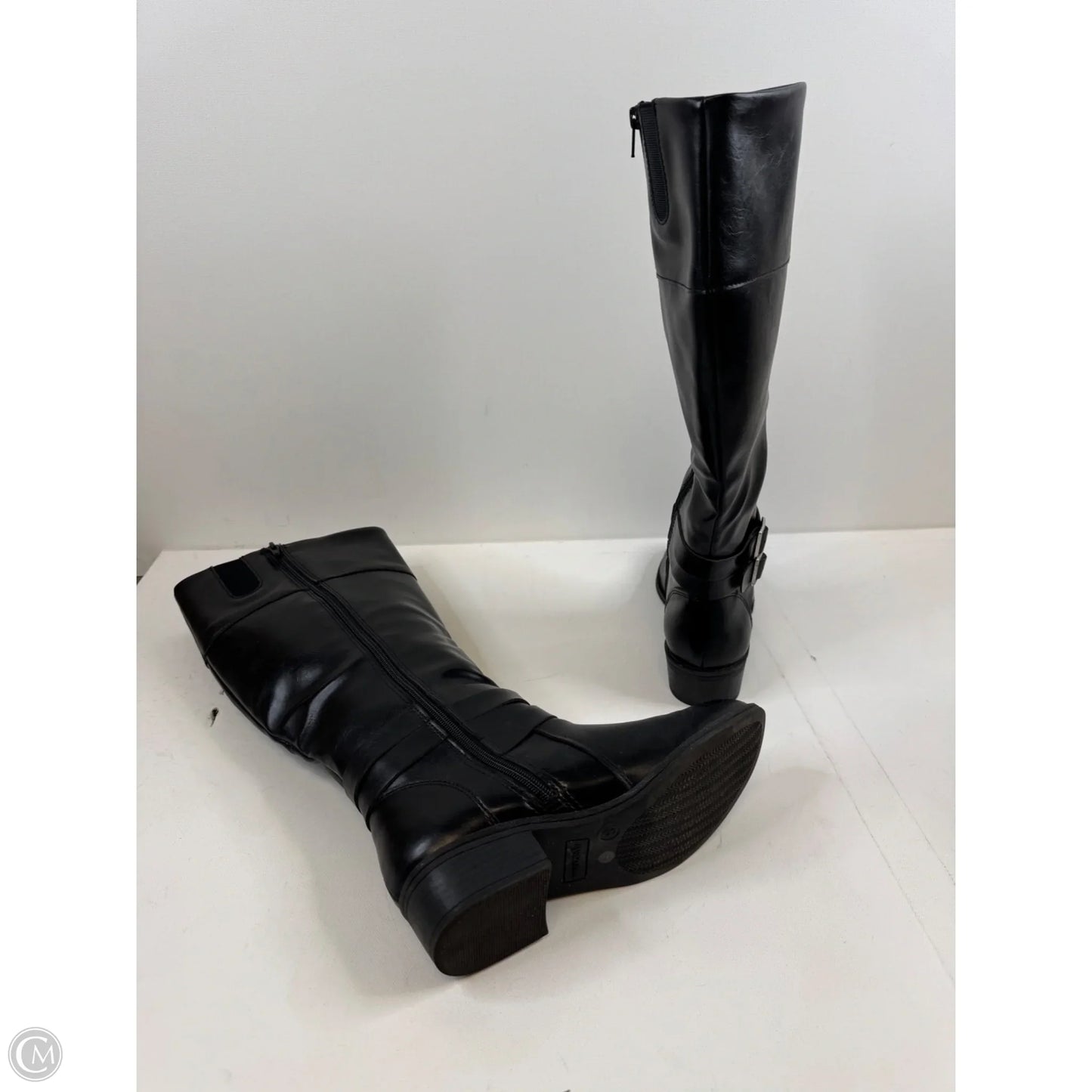 Boots Knee Heels By Arizona In Black, Size: 8