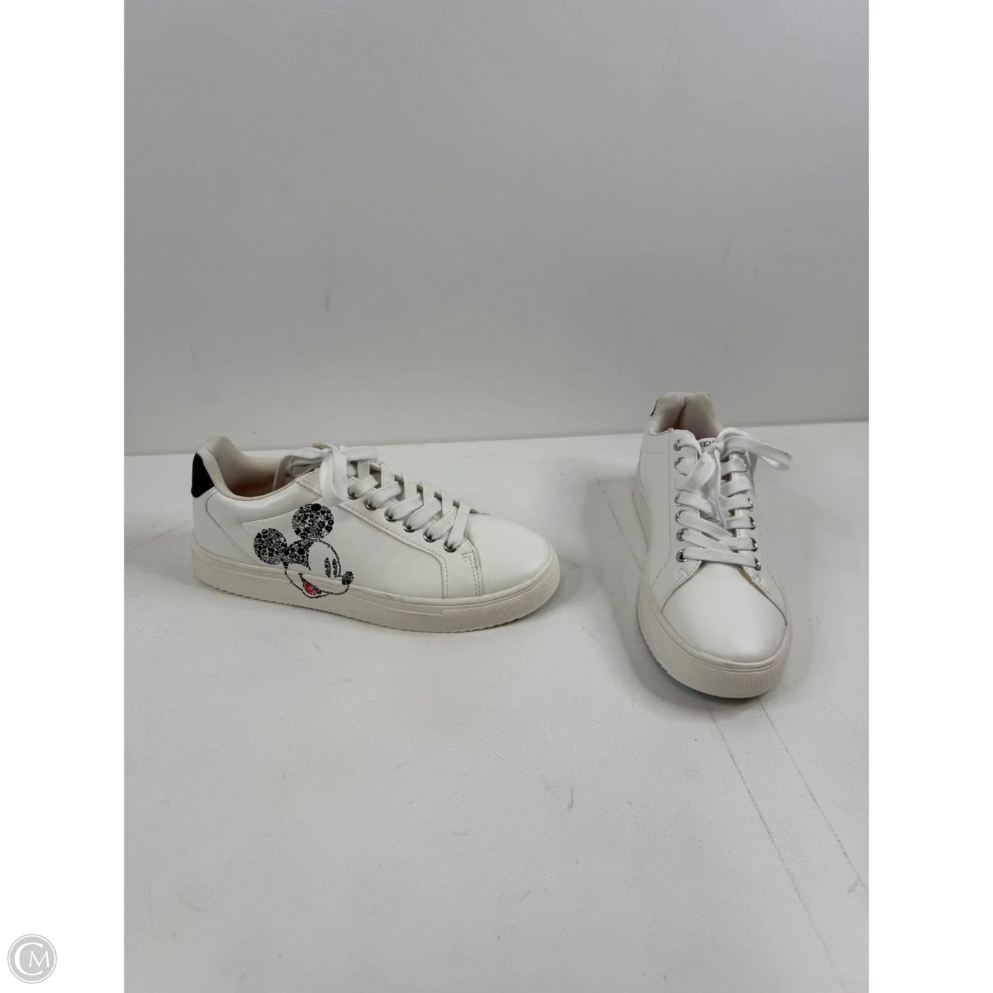Shoes Sneakers By Disney In White, Size: 9