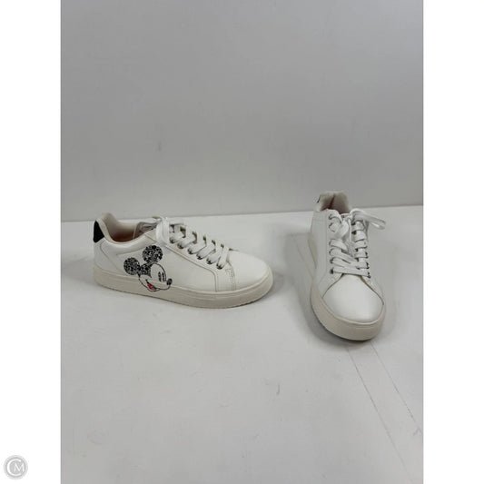 Shoes Sneakers By Disney In White, Size: 9