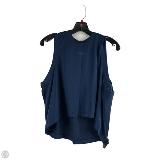 Athletic Tank Top By Lululemon In Navy, Size: 8