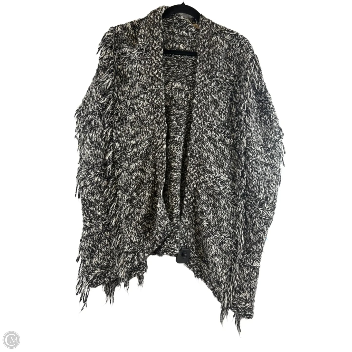 Vest Sweater By Hollister In Black & White, Size: S