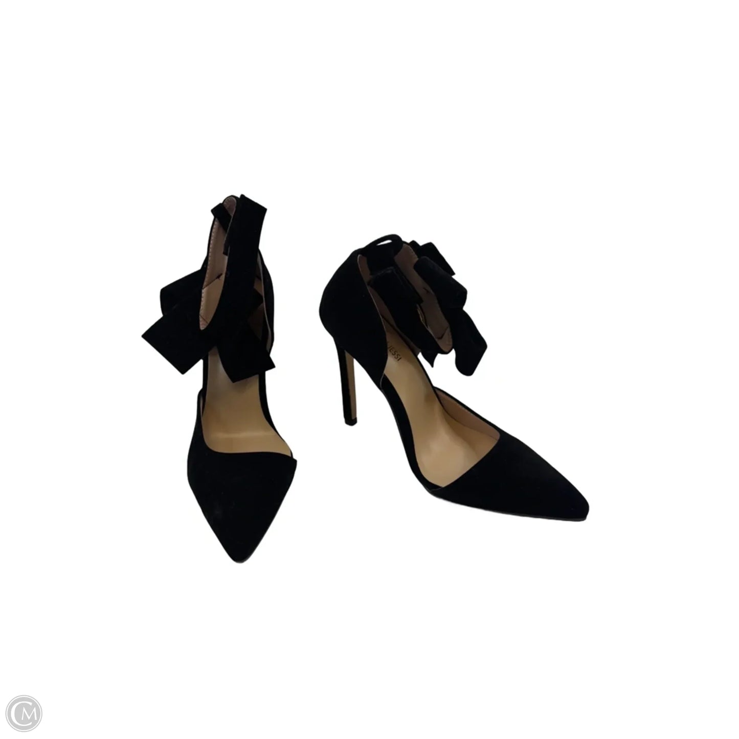 Shoes Heels Kitten By Clothes Mentor In Black, Size: 8.5