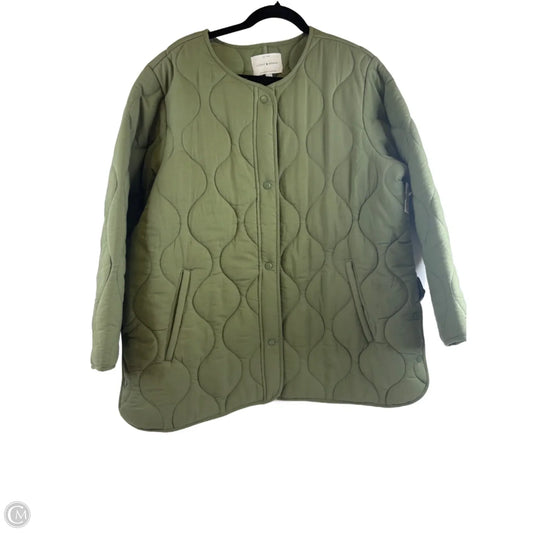 Jacket Puffer & Quilted By Lucky Brand In Green, Size: Xl