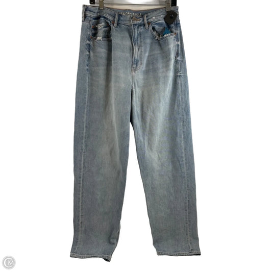 Jeans Boyfriend By American Eagle In Blue Denim, Size: 12