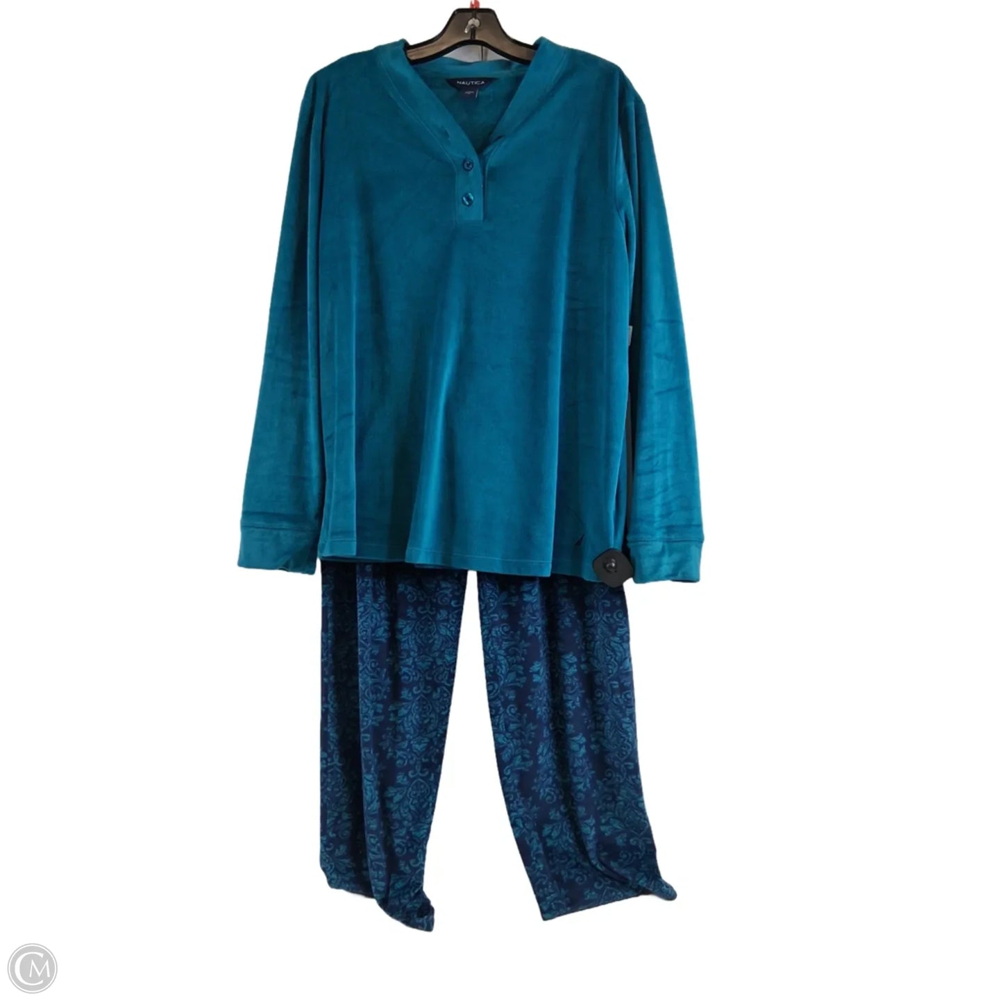 Pajamas 2pc By Cmf In Blue, Size: M