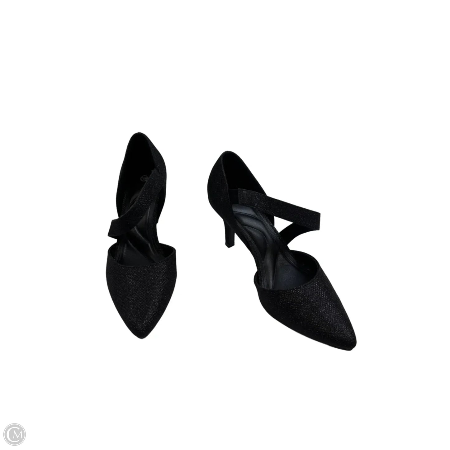 Shoes Heels Kitten By Clothes Mentor In Black, Size: 7.5