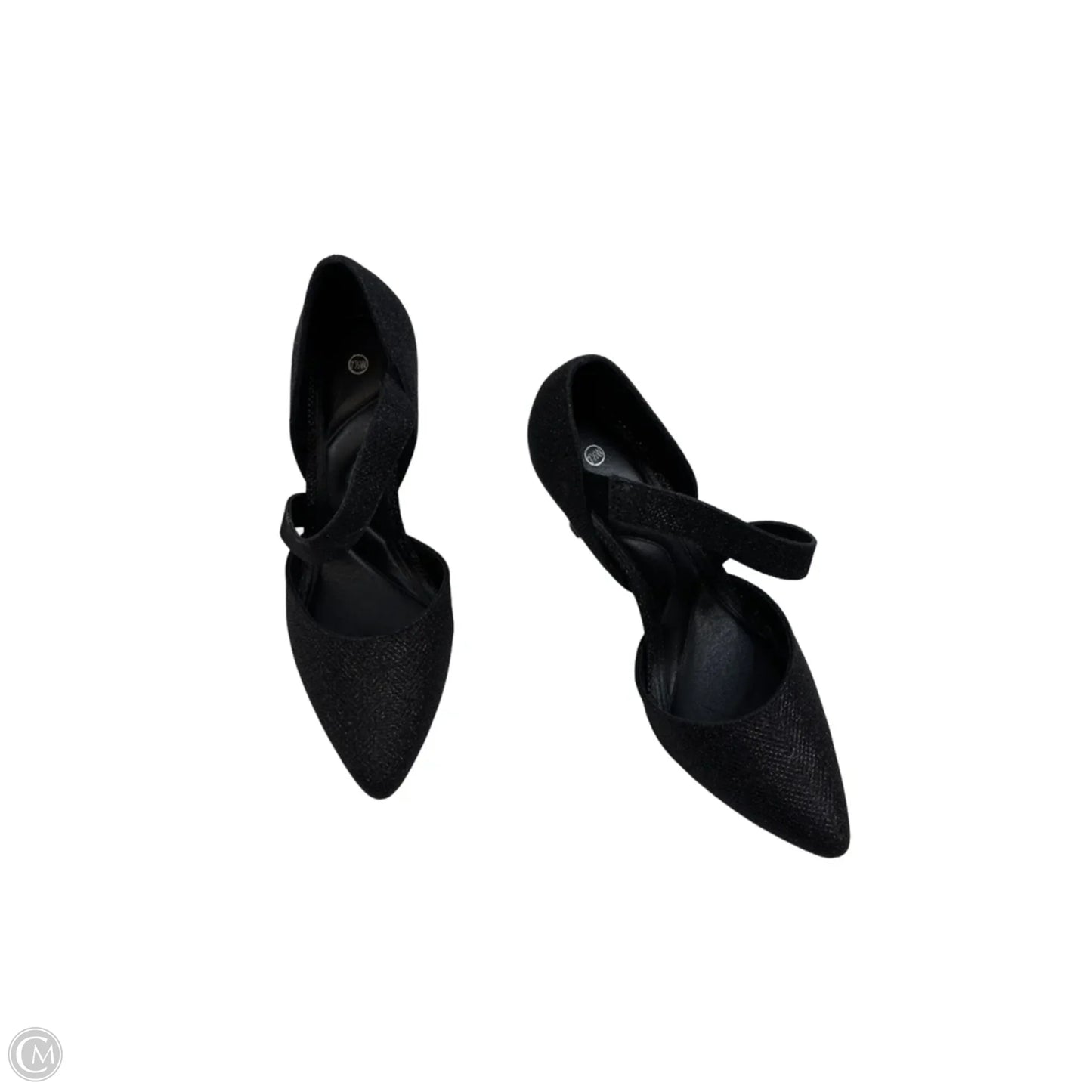 Shoes Heels Kitten By Clothes Mentor In Black, Size: 7.5
