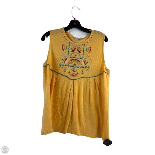 Top Short Sleeve By Sundance In Red & Yellow, Size: L