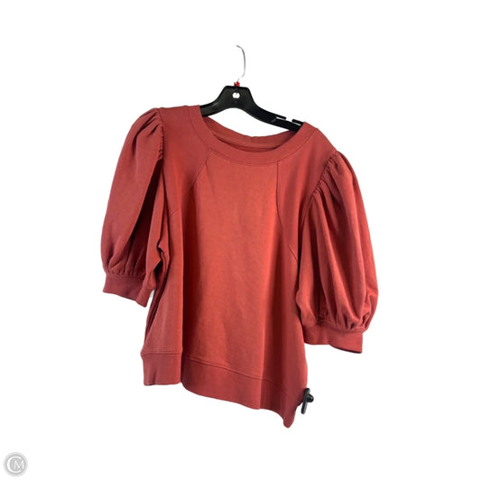 Top Short Sleeve By Maeve In Orange, Size: Xl