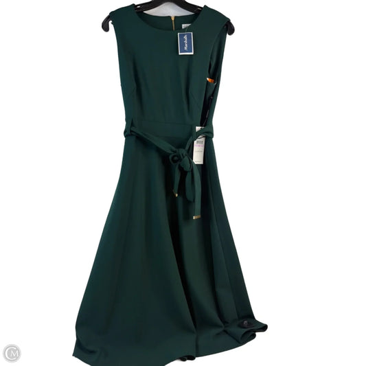 Dress Casual Maxi By Calvin Klein In Green, Size: S