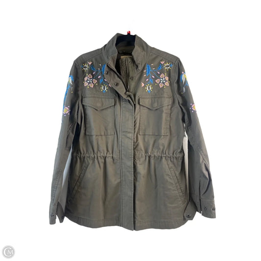 Jacket Utility By Style And Company In Green, Size: M