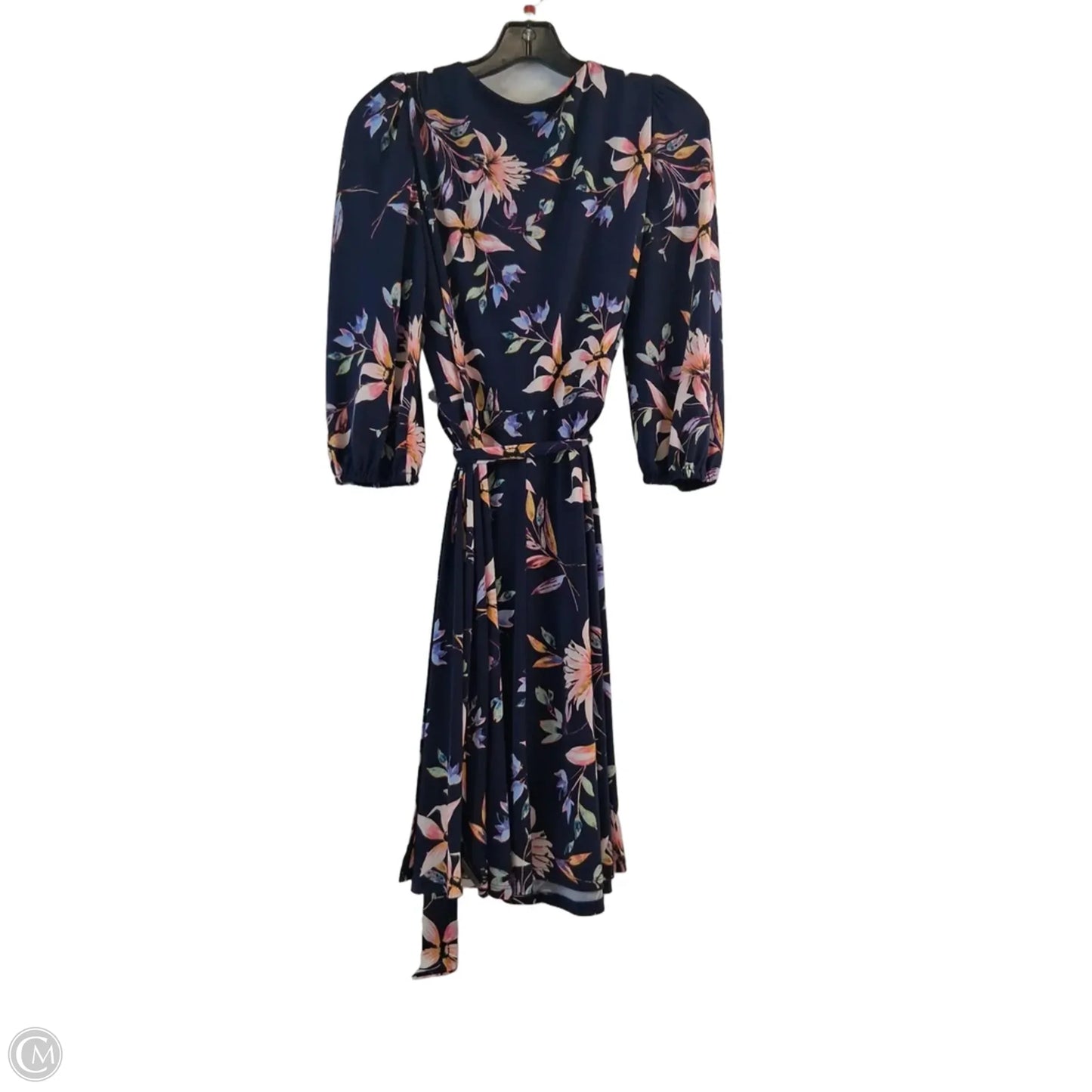 Dress Casual Midi By Eliza J In Blue & Purple, Size: Mp