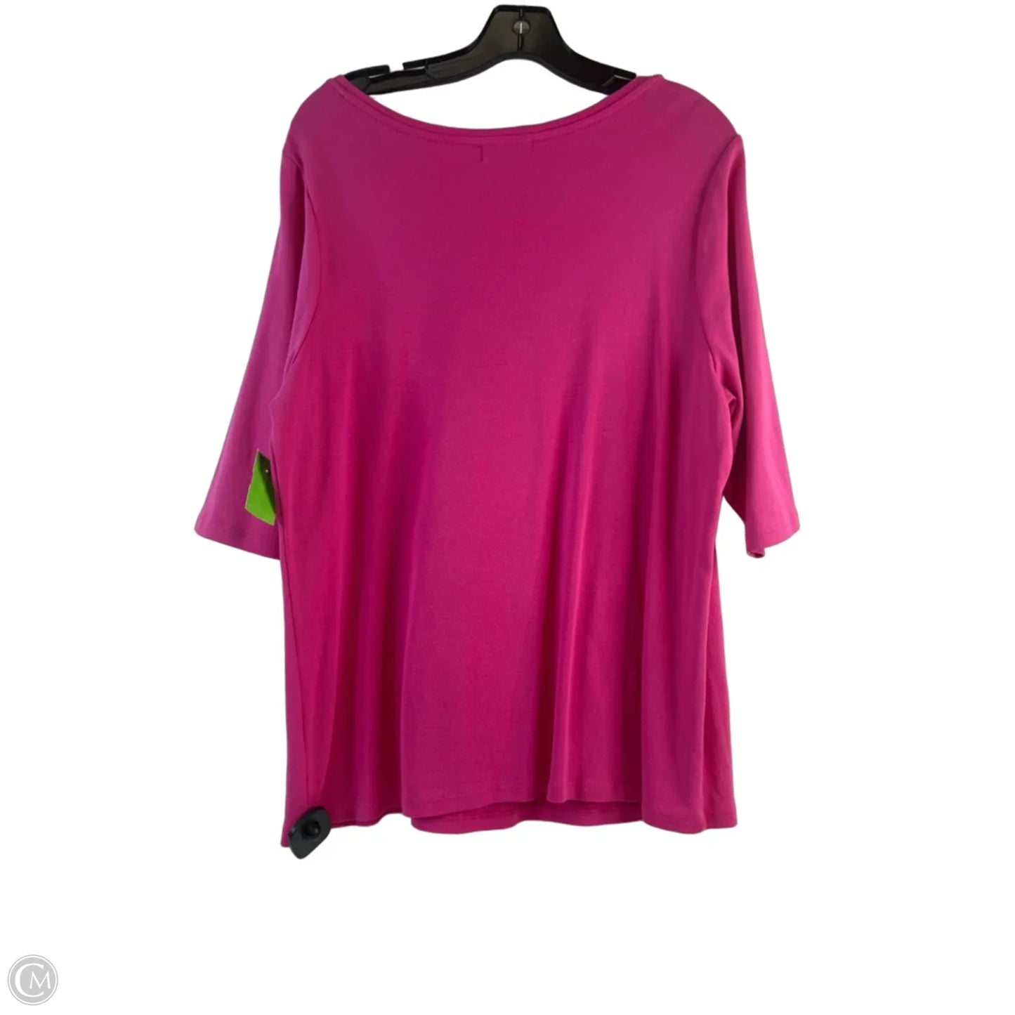 Top Short Sleeve Basic By Habitat In Pink, Size: Xl