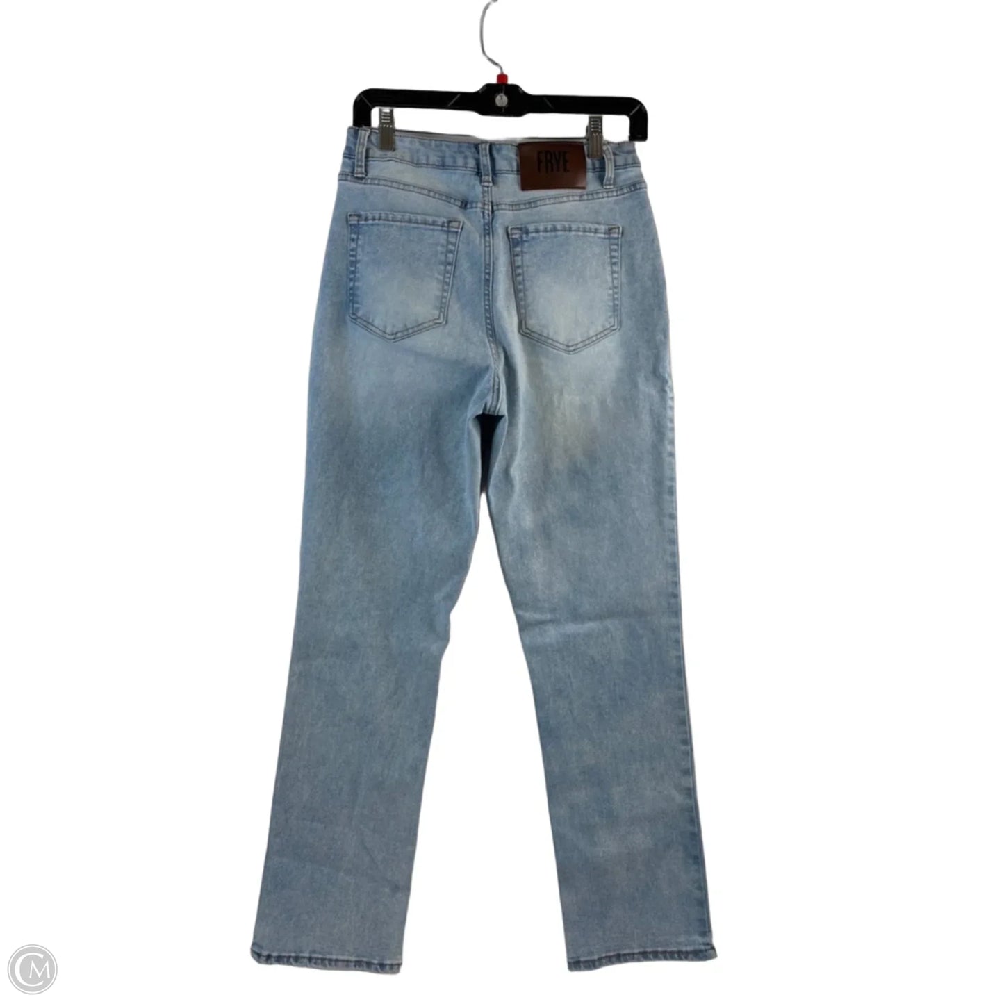 Jeans Straight By Frye And Co In Blue Denim, Size: 4