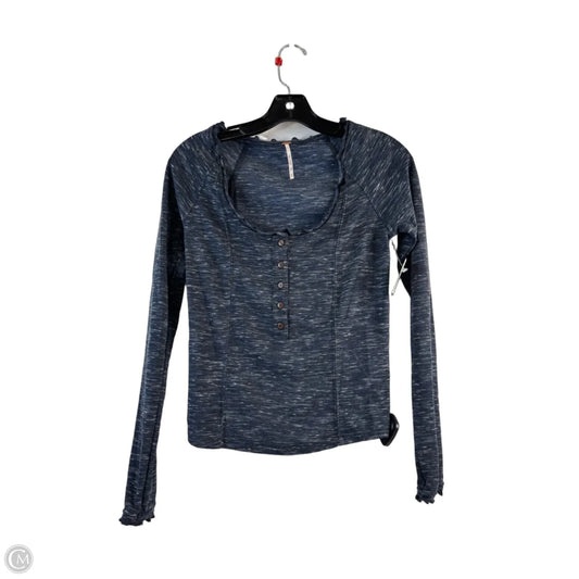 Top Long Sleeve By Free People In Blue, Size: Xs