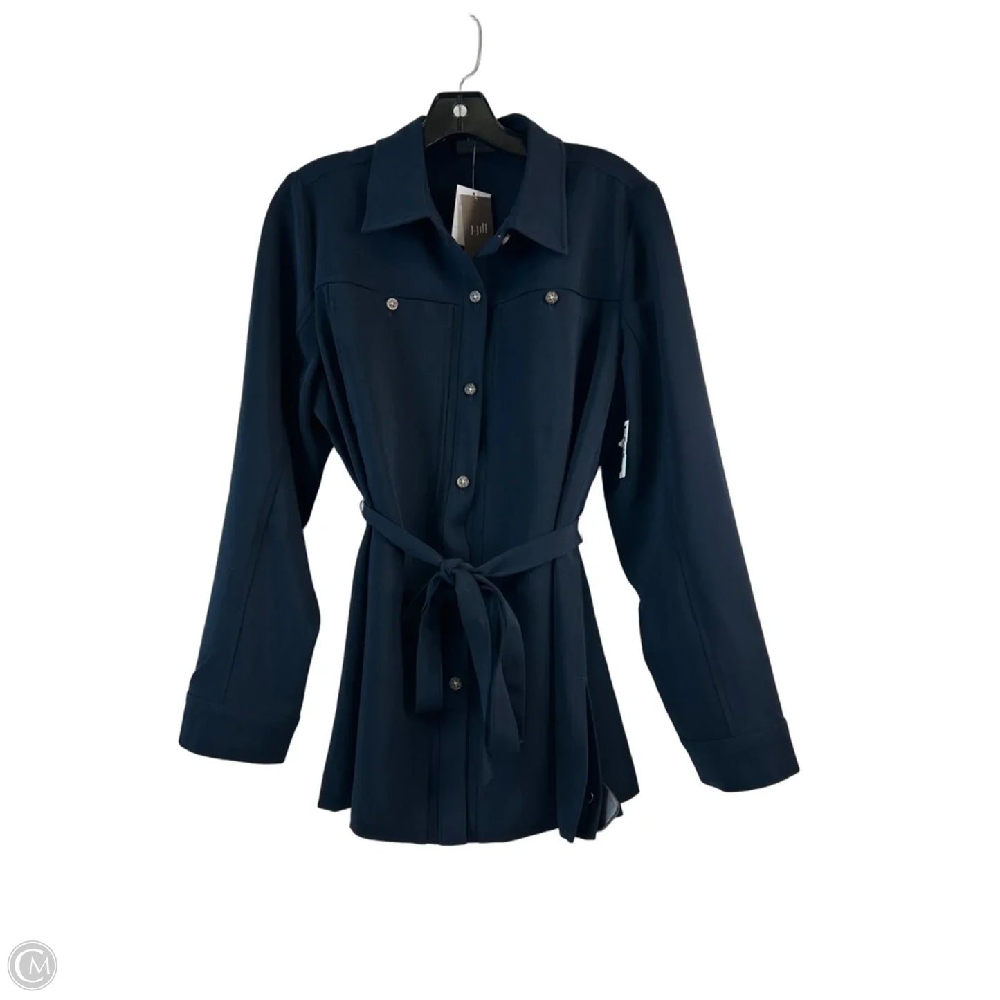 Top Long Sleeve By J. Jill In Navy, Size: M