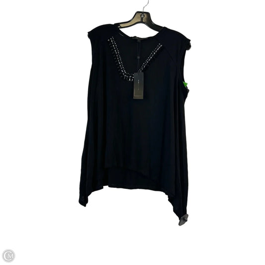 Top Sleeveless By Bcbgmaxazria In Black, Size: M