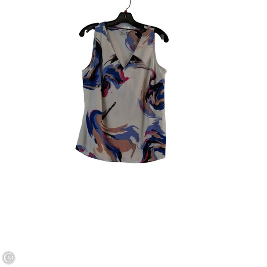 Top Sleeveless By Nine West Apparel In Multi-colored, Size: M