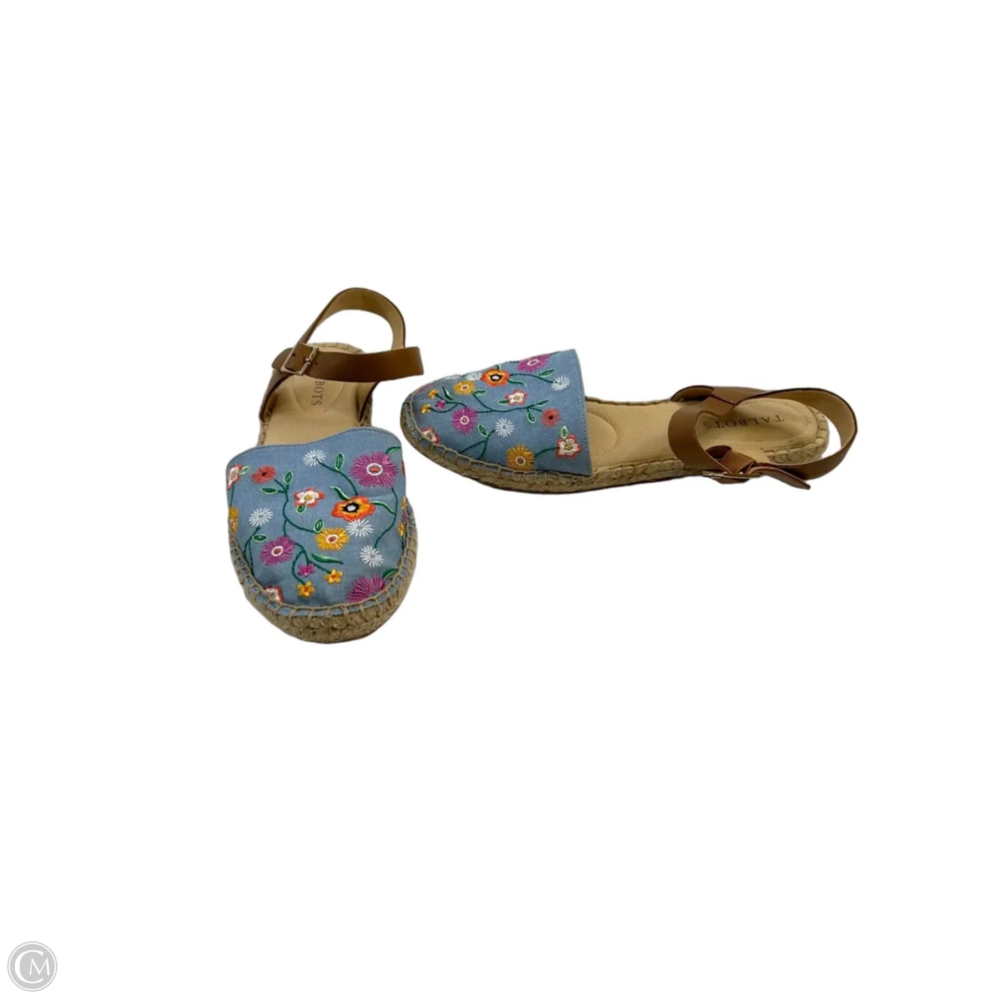 Shoes Flats By Talbots In Floral Print, Size: 6.5