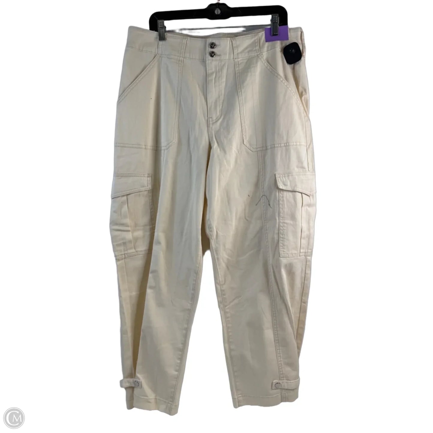 Pants Cargo & Utility By Jessica Simpson In Ivory, Size: 14