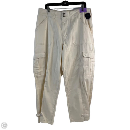 Pants Cargo & Utility By Jessica Simpson In Ivory, Size: 14