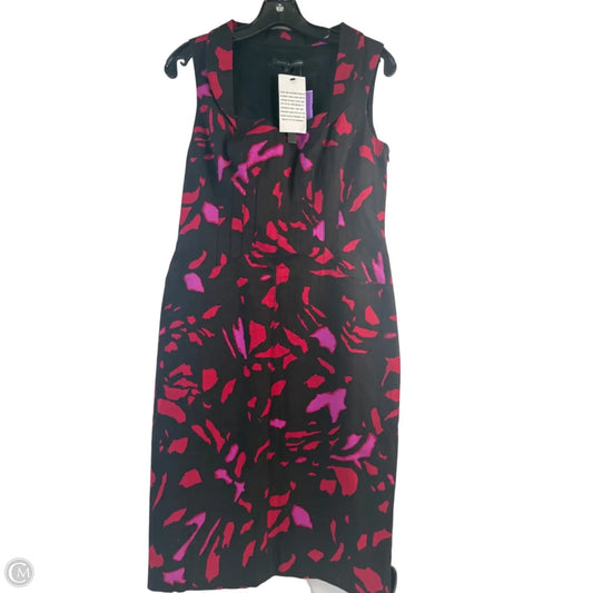 Dress Casual Midi By David Meister In Black & Red, Size: S