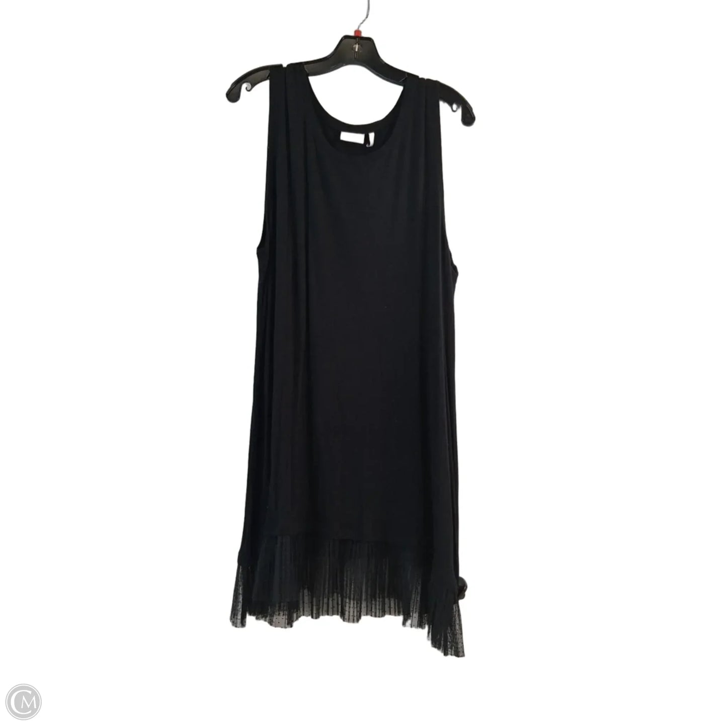 Dress Casual Midi By Logo In Black, Size: Xl
