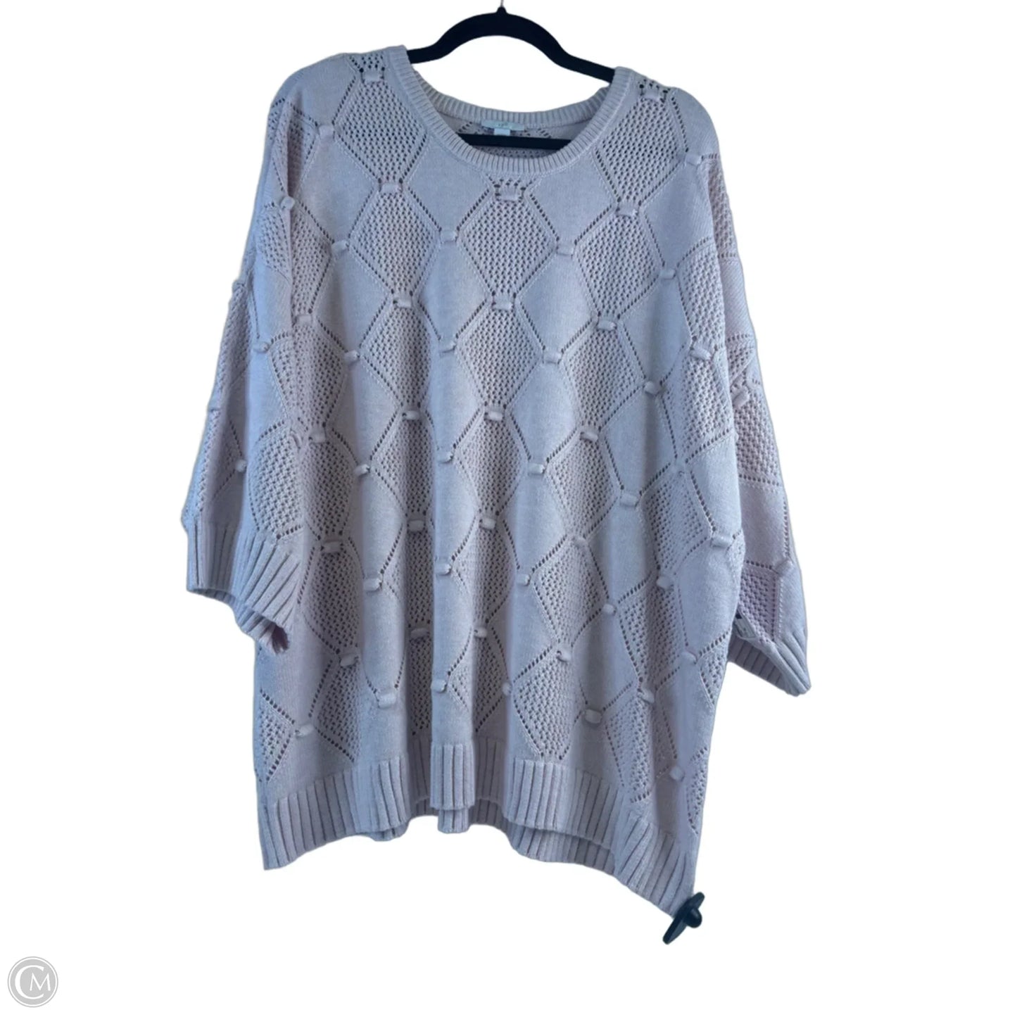 Sweater Short Sleeve By J. Jill In Pink, Size: Xl