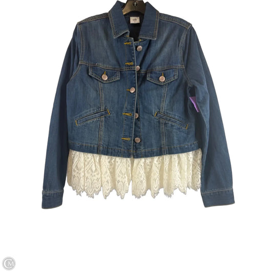 Jacket Denim By Cabi In Blue Denim, Size: M