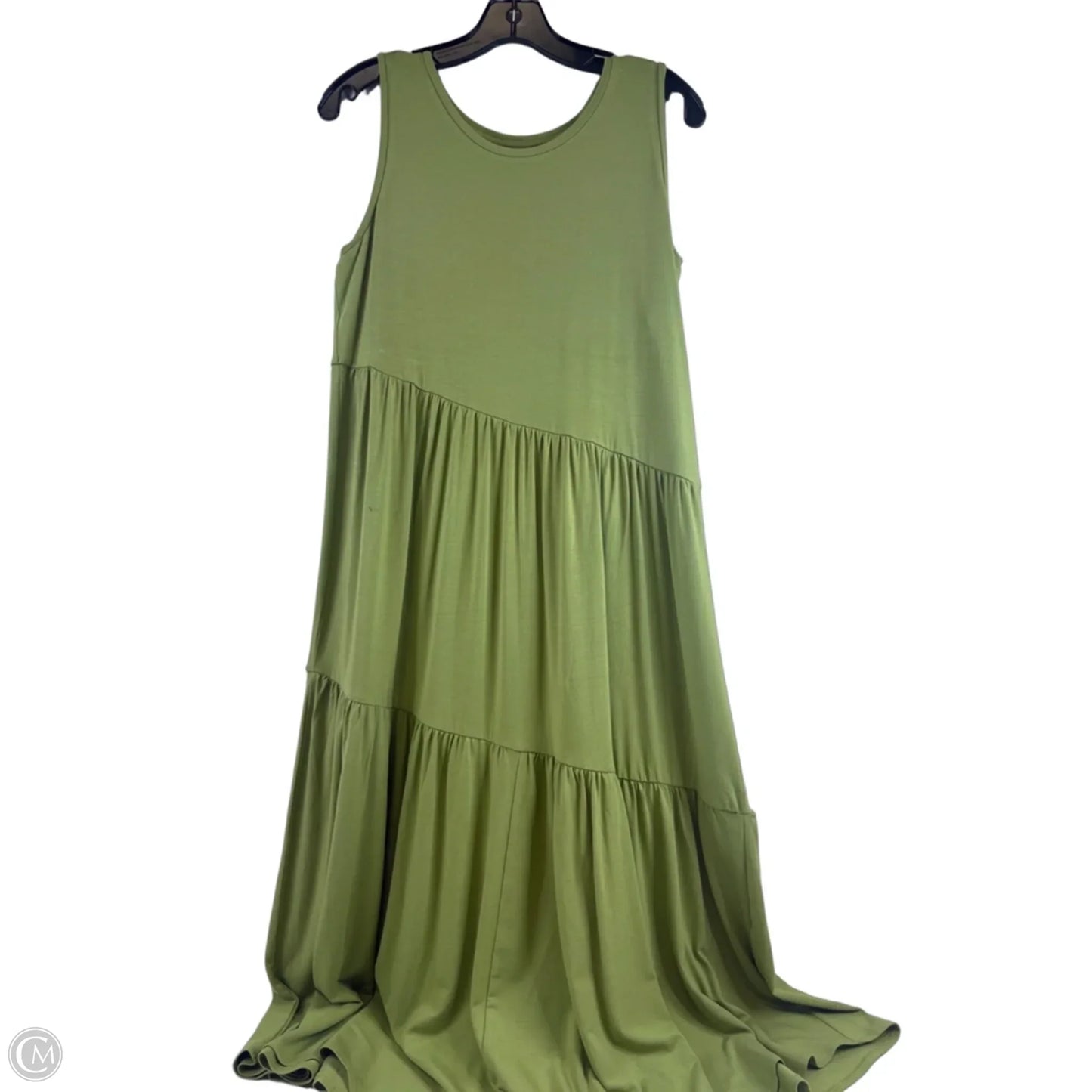 Dress Casual Maxi By Chicos In Green, Size: S
