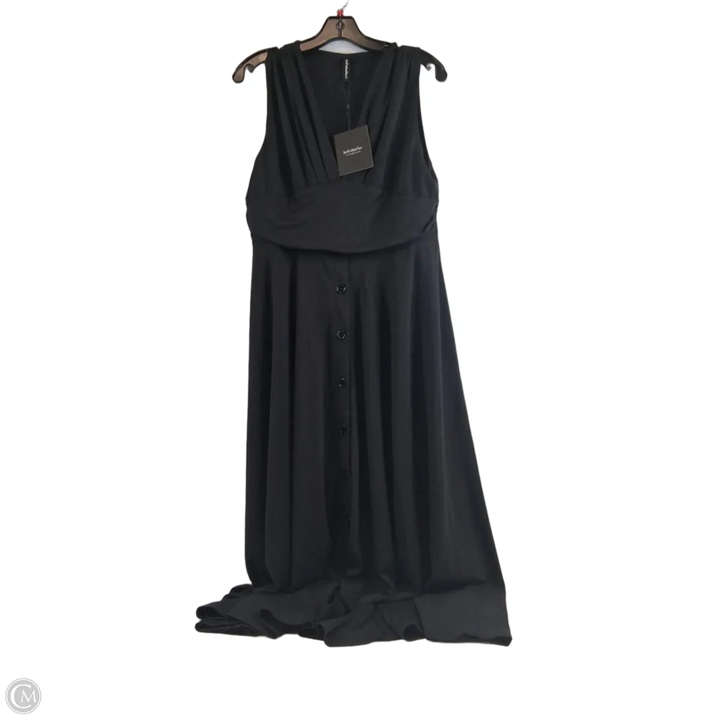 Dress Casual Maxi By Clothes Mentor In Black, Size: L
