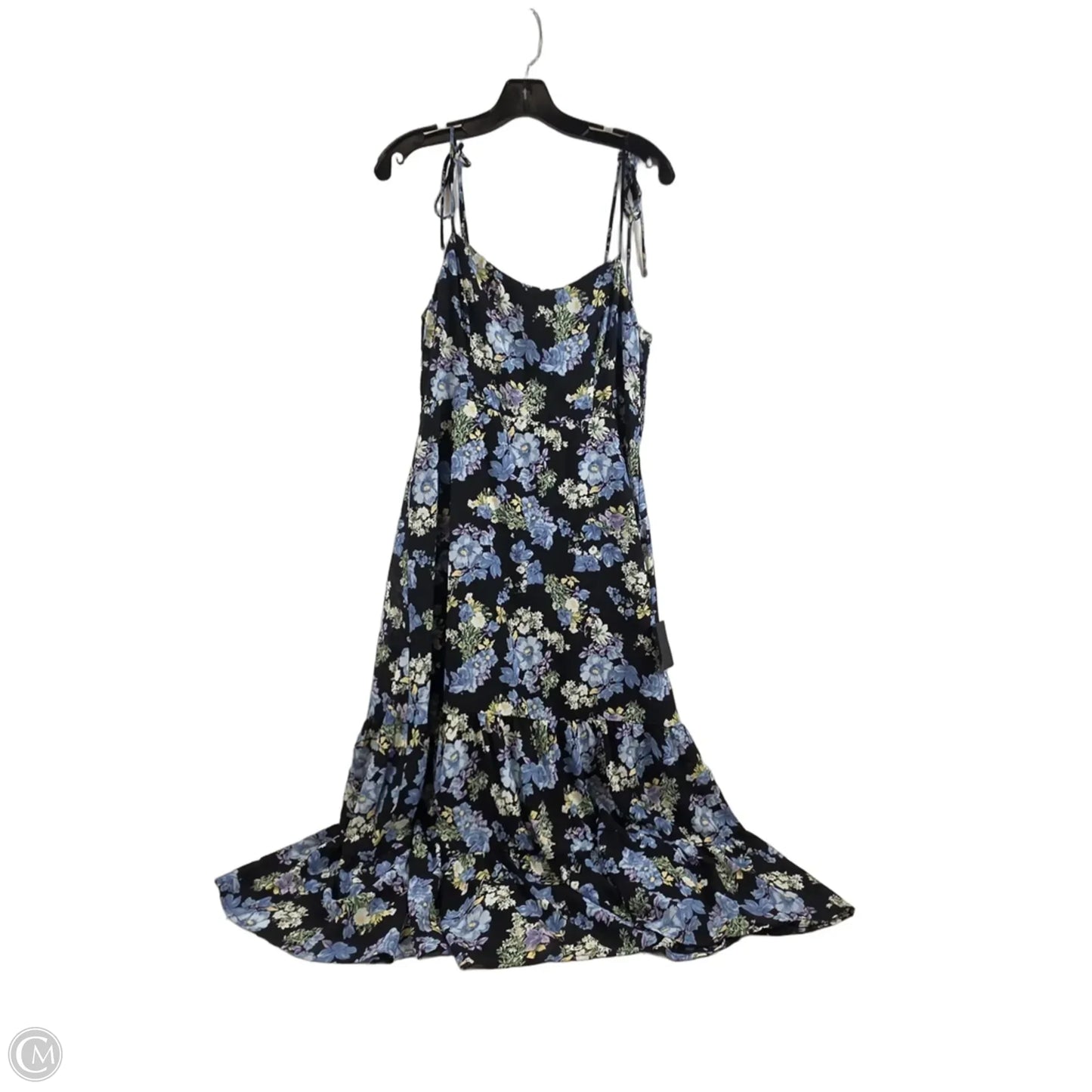 Dress Casual Maxi By Lulus In Black & Blue, Size: L