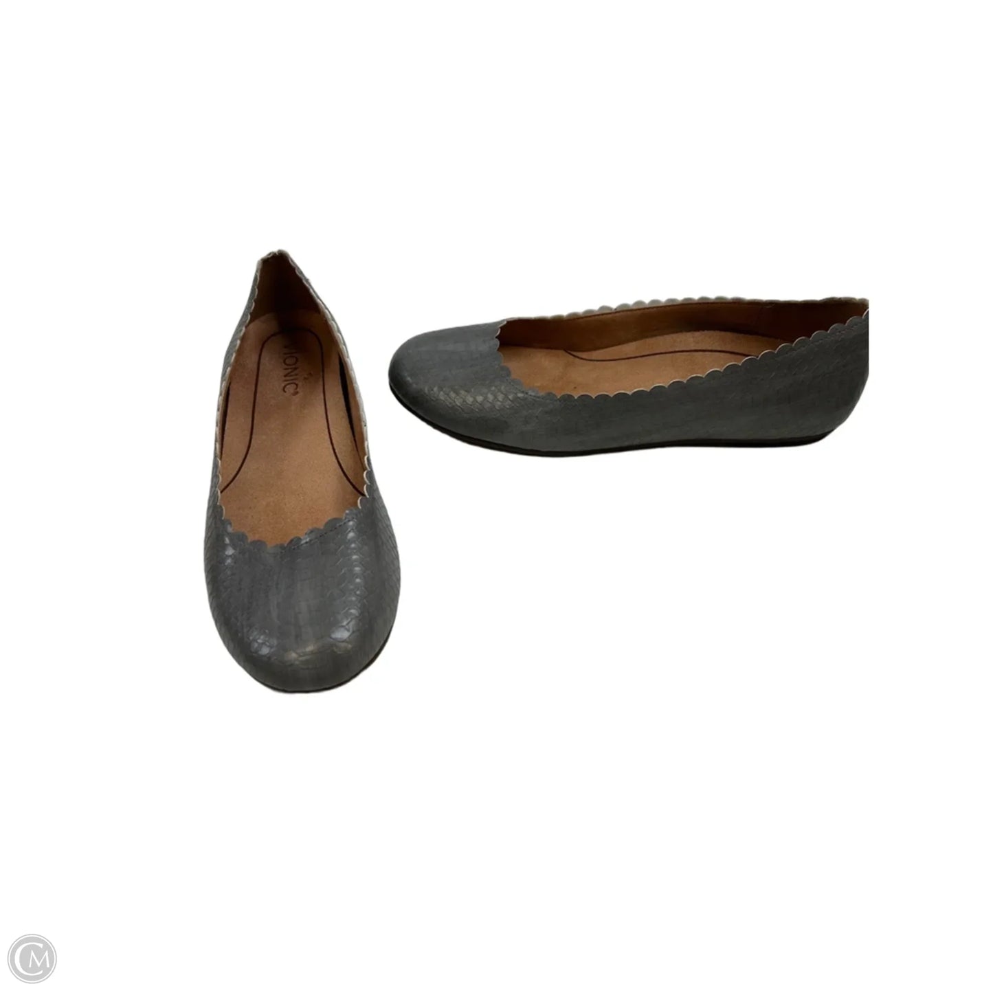 Shoes Flats By Vionic In Grey, Size: 8