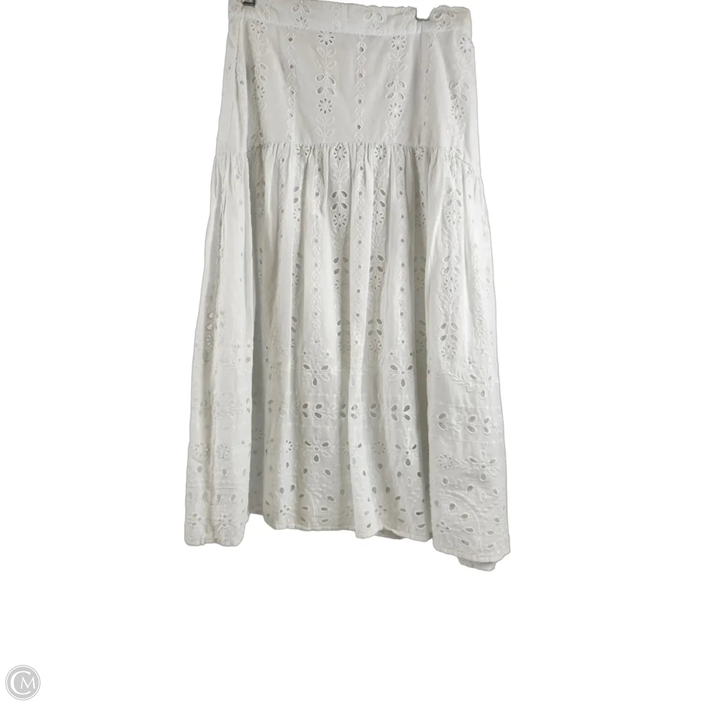 Skirt Maxi By Ann Taylor In White, Size: Xs