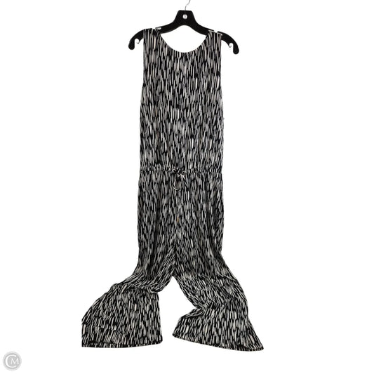 Jumpsuit By Chicos In Black & Cream, Size: M