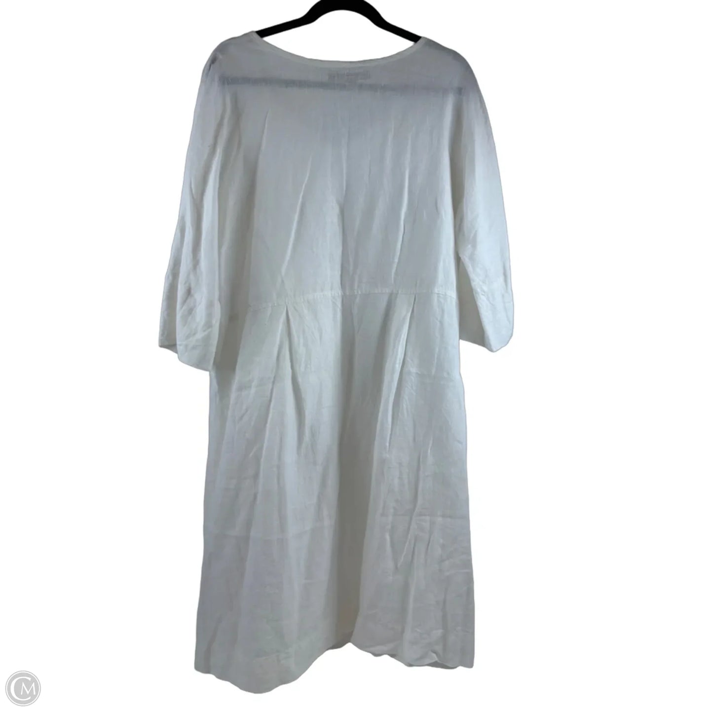 Dress Casual Midi By Flax In White, Size: M
