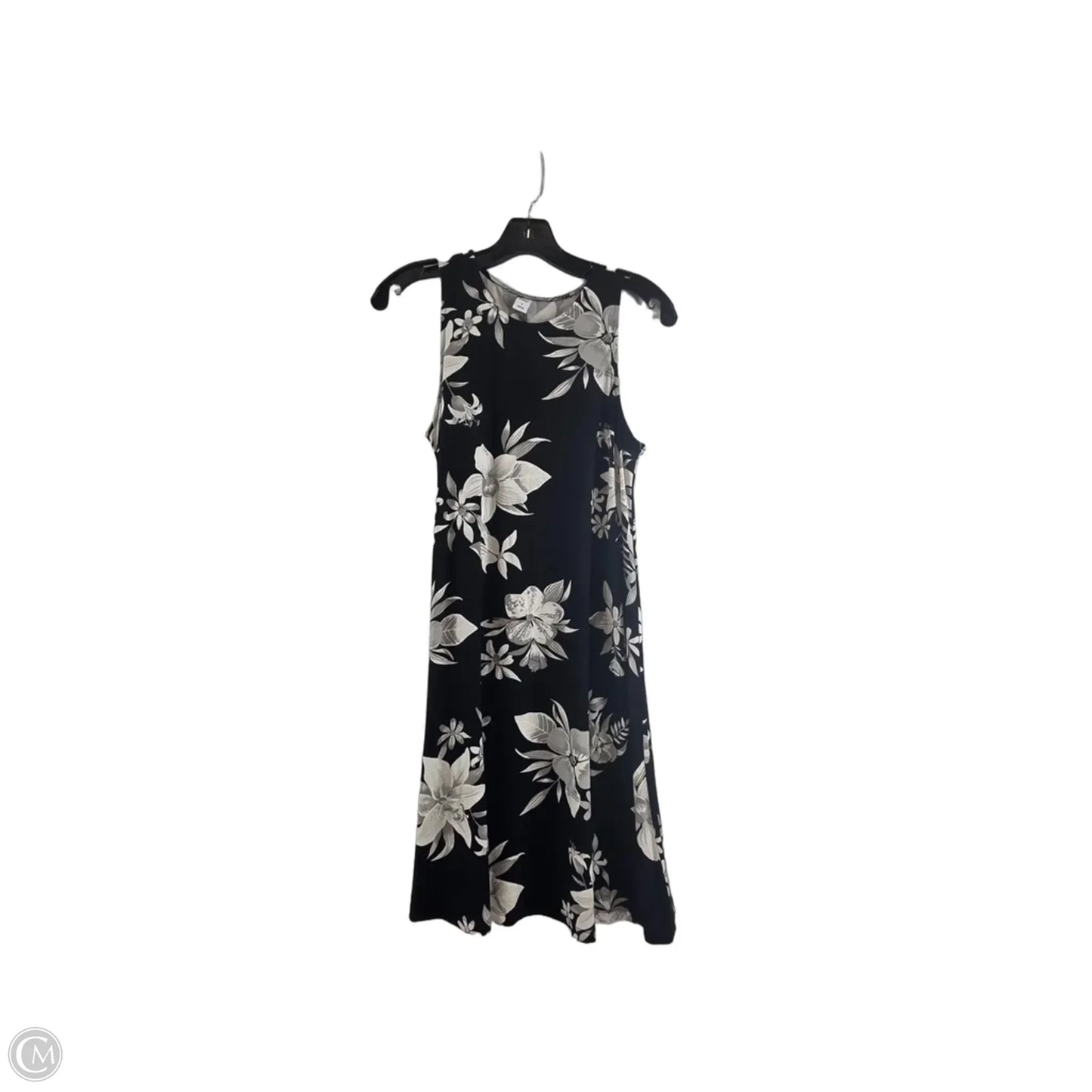 Dress Casual Midi By Old Navy In Black & White, Size: S